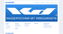 Desktop Screenshot of kd-wasser.de