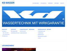 Tablet Screenshot of kd-wasser.de